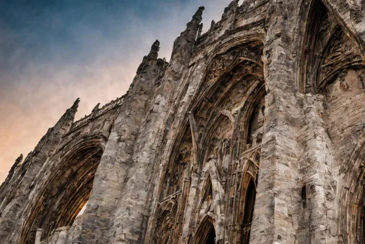 dvarchgothic style, a huge skyscraper on the surface of the moon, made of old stones and rusty metal, looking like a fantastic spaceship, space, stars, planet, professional architecture photography, photo realistic, ornate, super detailed, intricate, dramatic lighting, shadows,