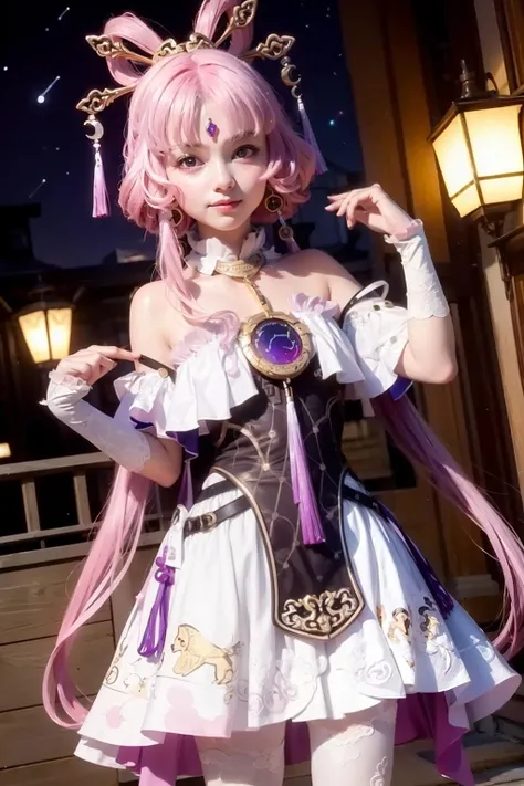 anime girl in a purple dress and hat posing for a picture, granblue fantasy, cute anime waifu in a nice dress, kawacy, beautiful alluring anime woman, beautiful anime girl, attractive anime girl, beautiful anime woman, lisa genshin impact, seductive anime girl