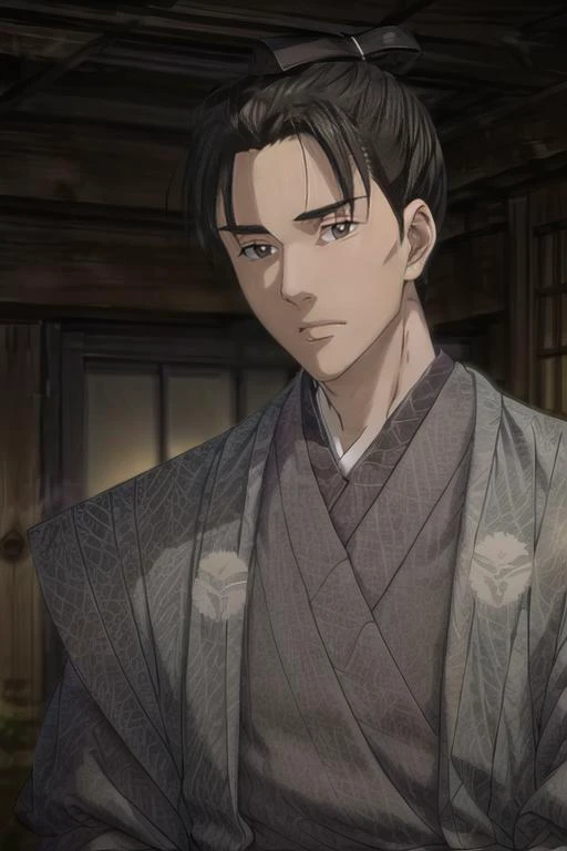 masterpiece,((bestquality)),8k,high detailed,ultra-detailed,depth of field,wide angle,from the right,Anime Style,(male kimono:1.3),comics style,lens flare,metallic luster,
1boy,<lora:Sugishita_Lora-000002:1>,sugishita,adult,disgust,Tyndall effect,look at viewer,
male focus,solo,sitting,handsome face,<lora:add_detail:0.75>,greenhouse,holding wand,<lora:add_detail:1>,
