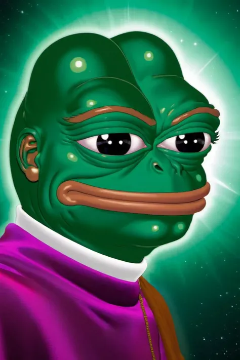 translucent rare pepe, emerald stature, fractal background, Cosmic rays
<lora:sdxl_glass:0.8>, transparent
<lora:pepe_frog SDXL:1>