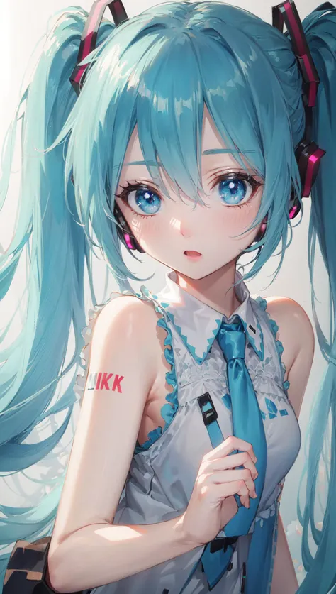 finely detail, Depth of field, (((masterpiece))), ((extremely detailed CG unity 8k wallpaper)), best quality, high resolution illustration, , Amazing, highres, intricate detail, (best illumination, best shadow, an extremely delicate and beautiful),
(((MIKU))), vocal recital/performance, stage, neon lamp, Singing suit