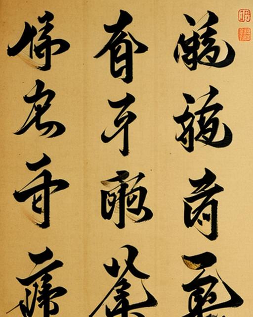 cursive script (行草/書法/中文/東亞文字) v1.0