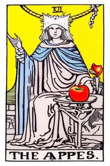 tarot card, the cursed apple