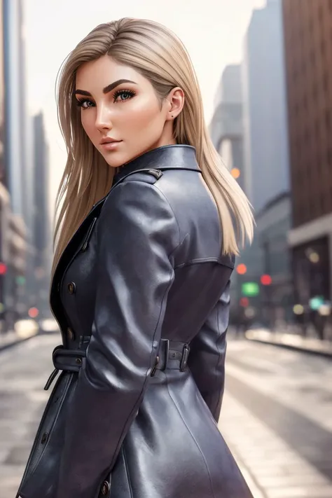 photo of S113_PolinaSitnova, a gorgeous woman, in a (city), wearing a (coat:1.1), (8k, RAW photo, best quality, depth of field, ultra high res:1.2), (absurdres, intricate, photorealistic, masterpiece, ultra-detailed, Unreal Engine:1.3)