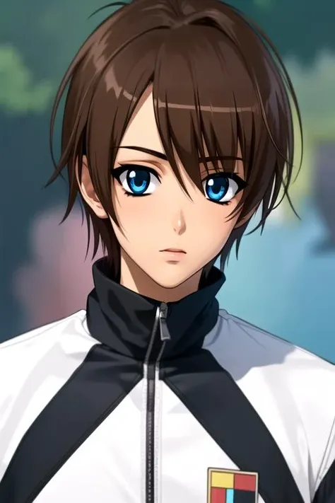 (best quality:1.1), (masterpiece:1.4), photorealistic, looking at viewer, upper body, depth of field, , (semi-realistic:1.4), 1boy, solo, male focus, <lora:junichi_nagase:0.94>, junichi_nagase, brown hair, blue eyes, , , armory, High definition