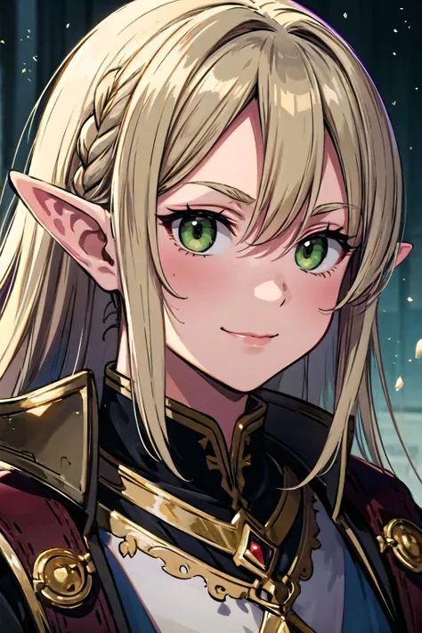 a close up of a person with green eyes and a sword, a portrait of a male elf, a portrait of an elf, a male elf, portrait of an elf, elven character with smirk, portrait of an elven warrior, portrait of a female elf warlock, beautiful male elf, portrait of fin wildcloak, male blonde elf ranger,
cinematic lighting, <lora:add_detail:0.5>, <lora:epi_noiseoffset2:1>,