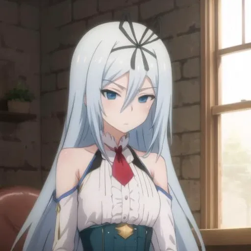 masterpiece, best quality, tsurime, krulcifer einfolk, 1girl, halter neck, <lora:oczy:0.90> <lora:SMnB_krulcifer-bahamut-01:0.85>