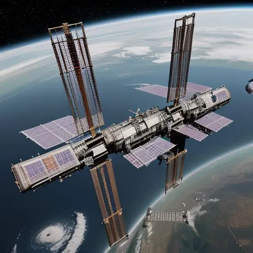 abandoned space station