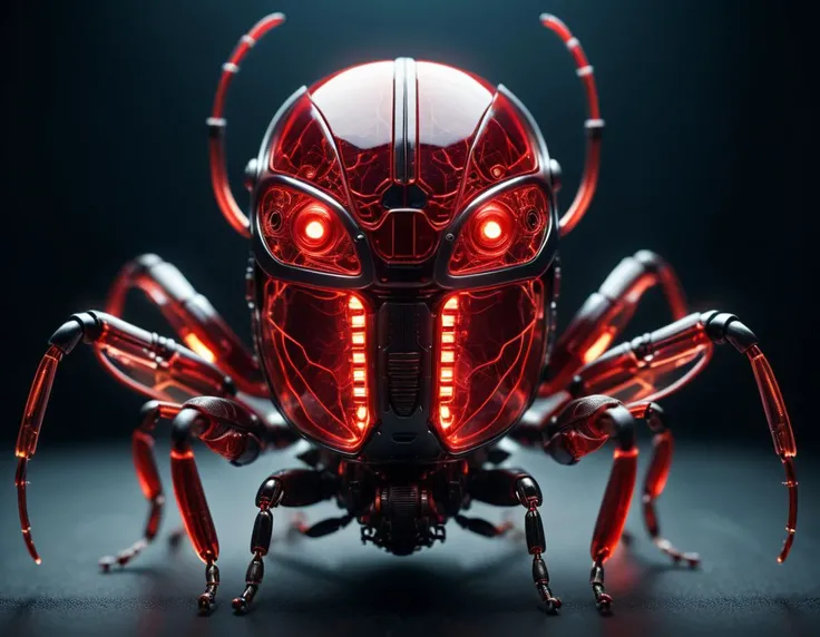 Look at camera, look at viewer, metal spider cancer insect, 3rd eye, faceless, many eyes, simple black background, highly detailed, photography, ultra sharp, film, bokeh, professional, 64k    , asymmetrical, many headlights, led camera lenses, translucent red-hot metal, electric lightning bolt
(masterpiece, best quality, hyper detailed, ultra realistic, 32k, highres), (metal rainbow chrome texturel:1.1), (alien in a silver liquid:1.1), bright texture,
<lora:SentinelsMatrix1024:0.8>
(8k, RAW photo, best quality, masterpiece, realistic, photo-realistic:1.35), look at camera, dark studio, metal cybernetic insect arachnid head, two tone lighting, black matrix sentinel with red camera lenses machine, concept, insect head, cancer spider head, many red terminator eyes, (full mask, glass mask glowing from inside:1.4), glowing trim lines, simple black background, facing front, concept art, matrix sentinel machine, grain <lora:epiNoiseoffset_v2:1>