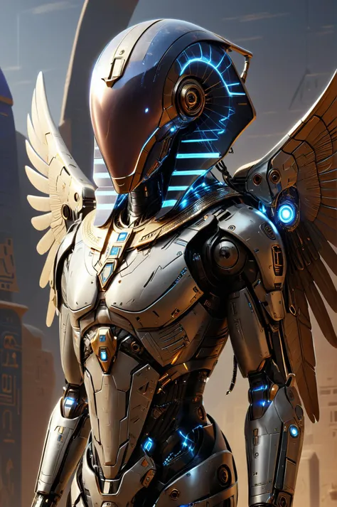 photorealistic, detailed digital illustration of a <lora:EgyptPunkAIp:0.7> egyptpunkai cyborg with massive wings, <lora:Faceless_Cyborgs-000014:0.7> noface, cyborg, <lora:xl_more_art-full_v1:0.4>, Twilight Light , <lora:EnvyEgyptianFuturismXL01:0.3>, <lora:EnvyCharacterPortraitHelperXL01:1> solo character portrait