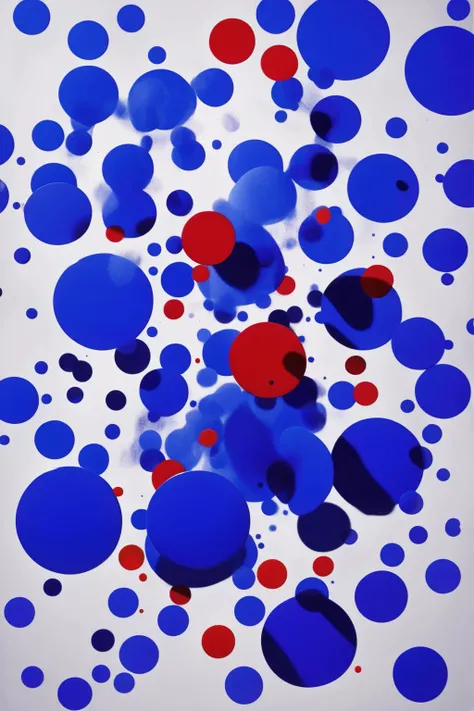 <lora:Yves Klein Style:1>Yves Klein Style - abstract illustration representing Fraud as a concept