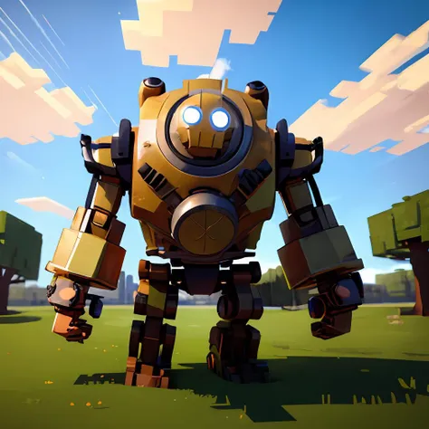 (masterpiece, best quality),  intricate details,
<lora:BlitzcrankV2:0.6> blitzcrank,           mcnsfw,  square head,  <lora:mcnsfw_3597:0.8>,tree,grass,cloudy sky,