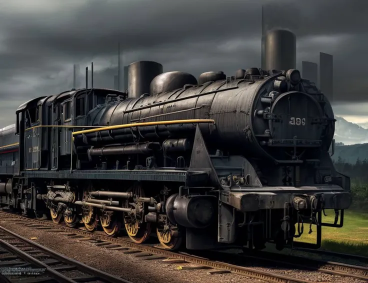((best quality)), ((masterpiece)), ((realistic)), (detailed),Big Diesel Locomotive, Windshield Wipers, Electrostatic Tinting, Running Boards, Brass, Futuristic, , ((masterpiece)), absurdres, HDR, <lora:add_detail:1>, <lora:LowRA:0.5>