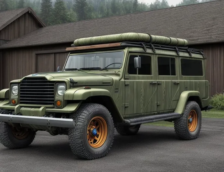 ((best quality)), ((masterpiece)), ((realistic)), (detailed),Colossal __vehicles/types/Fictional-Underwater-Vehicles__, Rain-Sensing Wipers, Roof Rack, Custom Grille, Wood, Asymmetrical, Rugged Texture,, ((masterpiece)), absurdres, HDR, <lora:add_detail:1>, <lora:LowRA:0.5>