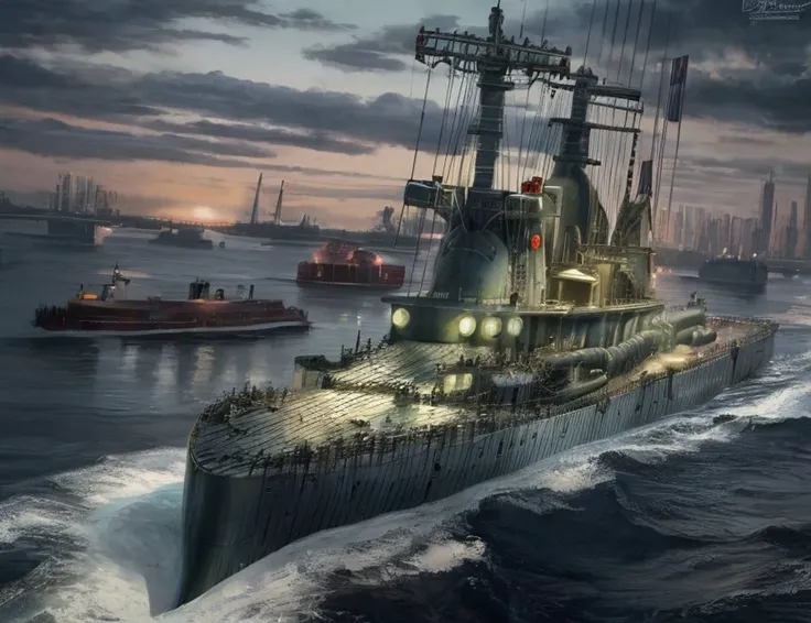 ((best quality)), ((masterpiece)), ((realistic)), (detailed),Huge Submarine, Oversized Windshield, Emergency Lights, Mithral, Cutting-edge, Smooth Sheen, , ((masterpiece)), absurdres, HDR, <lora:add_detail:1>, <lora:LowRA:0.5>