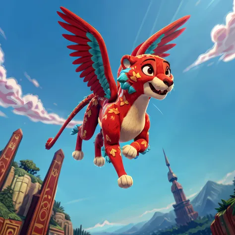 (masterpiece:1.2), (best quality), flying JaquinElena, ((high resolution illustration)), ((extremely detailed)), ((masterpiece)), <lora:JaquinElena:0.7>, (feral), (in sky:1), (line art:1.2), (2d style:1.4), (light blue background:1), <lora:COOLKIDS_MERGE_V2.5:0.4>