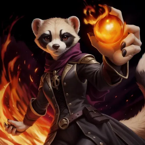 fire punch of a ferret , warlock,