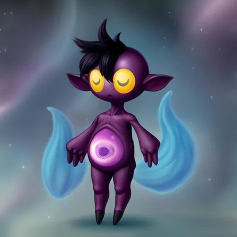 A full body of a weird, bacteria spirit, galactic spirit, looks like a fusion of martian, alfalfa sprouts,