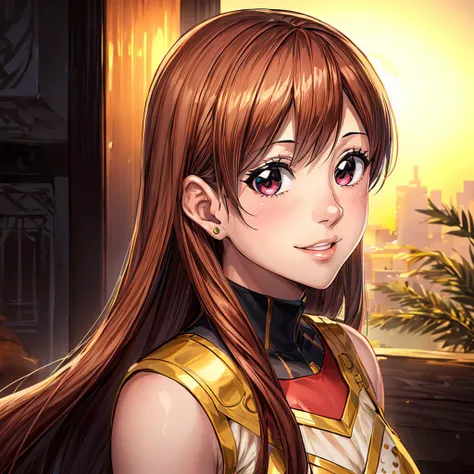 <lora:PalmSugao001:0.6>,<lora:add_detail:1>,<lora:noline:0.3>,<lora:boldline:-0.3>,solo,looking at viewer,smile,parted lips,
PalmSugao,1girl,long hair,brown hair,
dress,