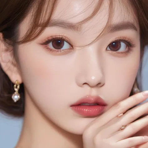 hay una mujer con un anillo en el dedo y una camiseta blanca, Lalisa Manobal, hermosa mujer surcoreana, rasgos de la cara coreana, parque roseanne de blackpink, hermosa joven coreana, maquillaje popular de corea del sur, muchacha coreana, heonhwa choe, Jinyoung Shin, hermosa joven coreana, Lalisa Manoban de Blackpink, maquillaje coreano popular