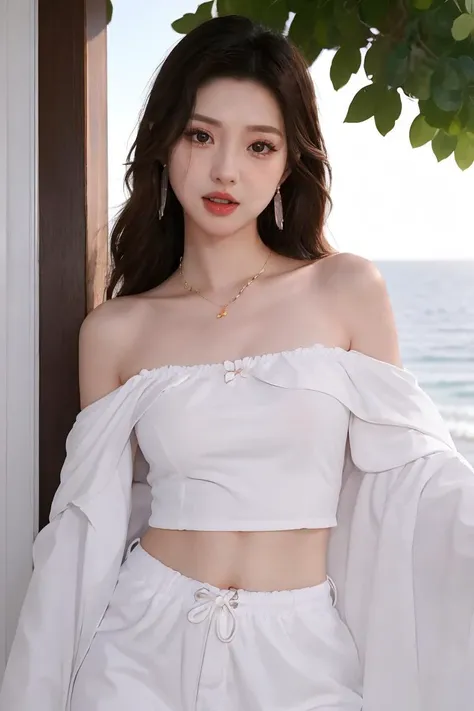 (2 Japanese girl,), (Small breasts:1.5,),(solo,Textured skin, Detailed skin,Detailed face,Detailed eyes,detailed posing,Natural eyebrows,Perfect limbs,High detail, Highest quality, Super detailed, Surrealism, ,8k,RAW Photos,Photographicism,Professional Lighting,Portrait Photography,),((Black Hair, Dark Eyes,Natural Makeup,Simple earrings,Bob Hair,happiness/joy)),(((White T-shirt,Yellow panties,Tie up the bottom of your shirt,Sandy Beach)))