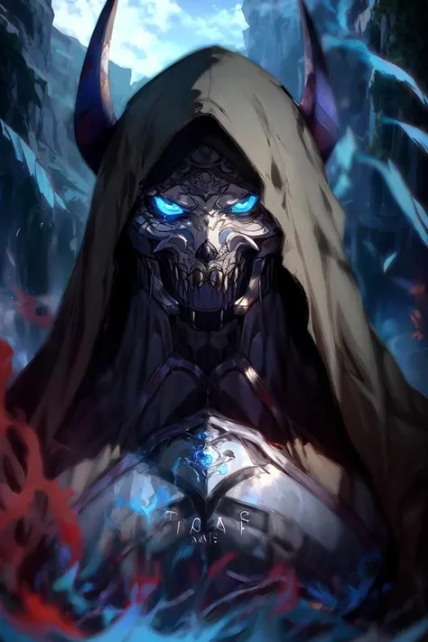 ultra-detailed illustration of a (((dark legendary necromancer:1.15)))), creepy-looking, Lonely in an ancient temple doing spells, (((sozinho))), atmosfera escura, horror, (Estilo Elden Ring:1.2), (Estilo Sekiro:1.1), (Tsushima fantasma:1.2), dinamic pose, extremamente detalhado, (parte superior do corpo)