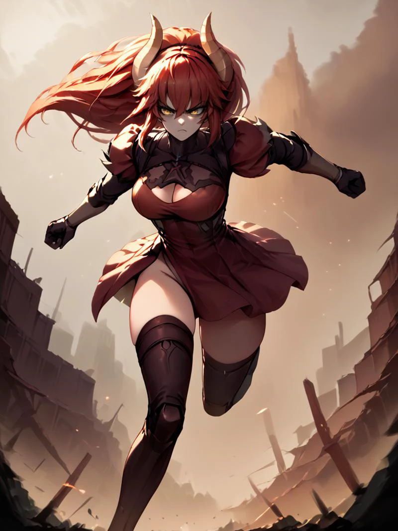 score_9, score_8_up, score_7_up, score_6_up, score_5_up, score_4_up, 4k, absurdres, uhd,
1girl, adult, post-apocalypse, dystopian,
action, running, motion lines, serious, determined, wind,
<lora:zentreya_v1_unpruned:1> zentreya,
<lora:2bnier:1> wearing 2bn1er armor,