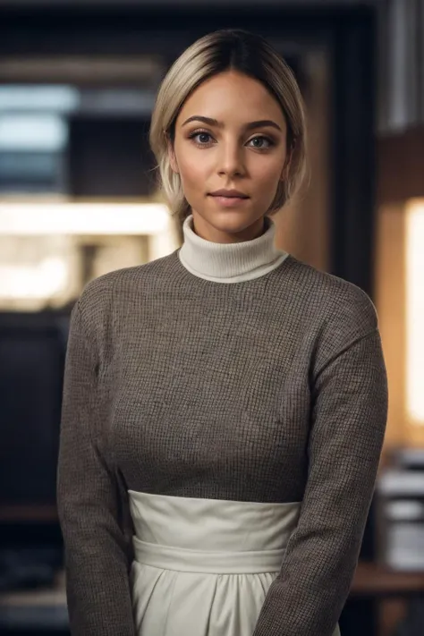<lora:Tala_Ashraife:0.85> A stunning intricate full color portrait of beauty woman, wearing a white turtleneck, epic character composition, by ilya kuvshinov, alessio albi, nina masic, sharp focus, natural lighting, subsurface scattering, f2, 35mm, film grain,