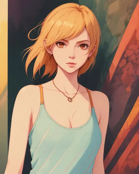 best quality,masterpiece,highly detailed,ultra-detailed, 1girl,<lora:neg4all_bdsqlsz_V3.5:-1>
Camisole: A tank top with narrower straps, similar to a camisole, commonly seen in women's clothing.
<lora:pastel_illustrationV02:1.250> pastel colors,