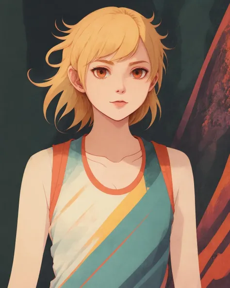 best quality,masterpiece,highly detailed,ultra-detailed, 1girl,<lora:neg4all_bdsqlsz_V3.5:-1>
Athletic Vest: Designed for athletic use, usually made of moisture wicking material to provide more comfort to the athlete.
<lora:pastel_illustrationV02:1.50> pastel colors,