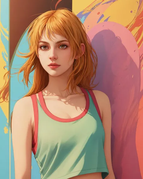 best quality,masterpiece,highly detailed,ultra-detailed, 1girl,<lora:neg4all_bdsqlsz_V3.5:-1>
Loose-fitting Tank Top: A loose-fitting tank top that provides a more comfortable feel and is suitable for casual wear.
<lora:pastel_illustrationV02:0.70> pastel colors,