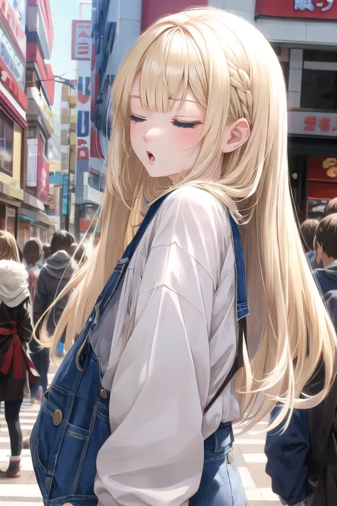 <lora:thinkingface_v200:1>
insanely detailed, absurdres, ultra-highres, ultra-detailed, best quality,
1girl, solo, nice hands, perfect hands,
BREAK
closed eyes, thinking,
(wearing harajuku-style coordinate),
upset, open mouth,
cowboy shot,
BREAK
slender, kawaii, perfect symmetrical face, ultra cute girl, ultra cute face, ultra detailed eyes, ultra detailed hair, ultra cute, ultra beautiful,
BREAK
in harajuku, shibuya, tokyo, street, crowd, cityscape,
medium large breasts, (cleavage:-1.5),
BREAK
(blonde medium hair, blue eyes),