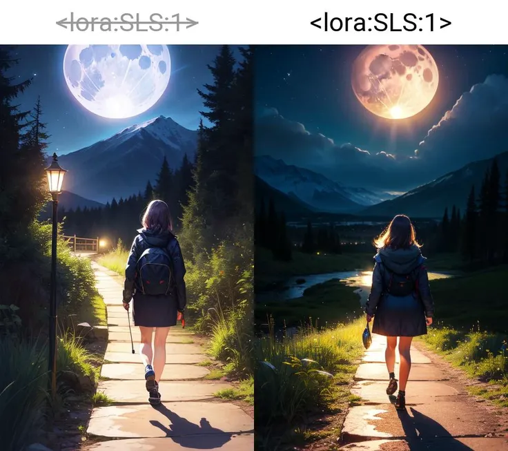 <lora:add_brightness:0.5><lora:add_detail:0.5>
1woman,walking, mountain trail,looking back,
dark,night,moonlight, full moon