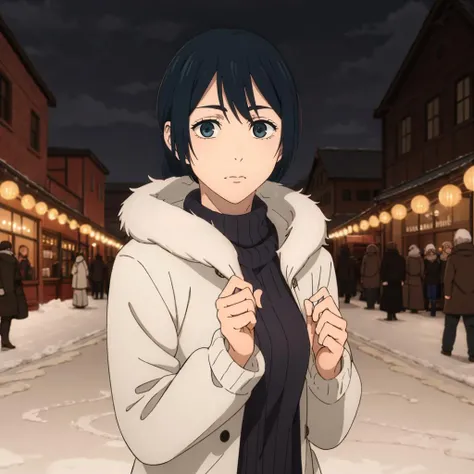 masterpiece,highres,high quality,extremely detailed,solo,town,
<lora:RikoAmanai001:0.7>,closed mouth,
RikoAmanai,1girl,
long hair,
winter_clothes,with fur,