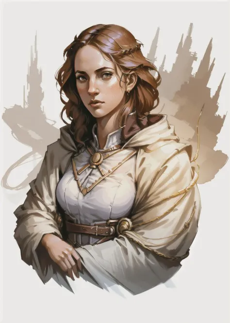rpp, portrait of a young female mage, illustration, concept art, in the style of greg rutkowski, <lora:dnd_portrait:0.7>