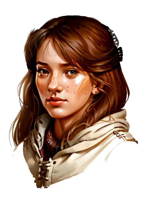 rpp, portrait of girl, illustration, concept art <lora:dnd_portrait:0.9>