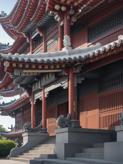 The exterior façade is the Langyue Pavilion, and inside is the nine-story demon tower