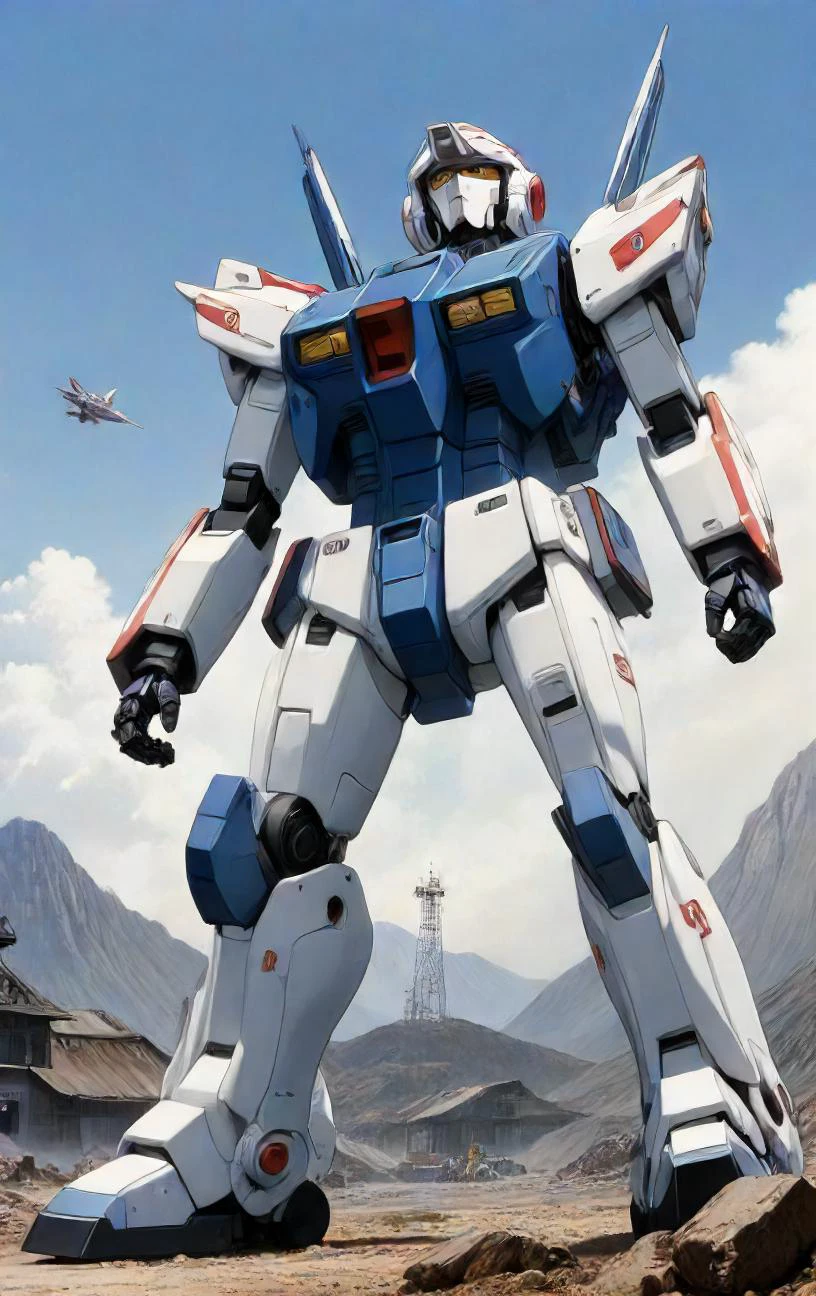 <lora:LCMTurbo4:1>, A very high resolution image from Robotech anime, wide angle Shot