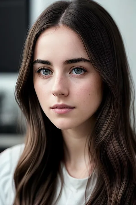 beautiful woman (S4r4hD3sj4rd1ns-400:.99), beautiful hair, ((portrait)), (closeup:1.2), ((from the waist up)), (( A modern, state-of-the-art science lab, filled with high-tech equipment and a sleek, clean design :1.2)) , natural skin texture, (( Blouse and flared midi skirt :1.2)), 24mm, 4k textures, soft cinematic light, adobe lightroom, photolab, hdr, intricate, elegant, highly detailed, sharp focus, ((((cinematic look)))), soothing tones, insane details, intricate details, hyperdetailed, low contrast, soft cinematic light, exposure blend, hdr, faded, now, ("I've got a bad feeling about this.":1.1)
