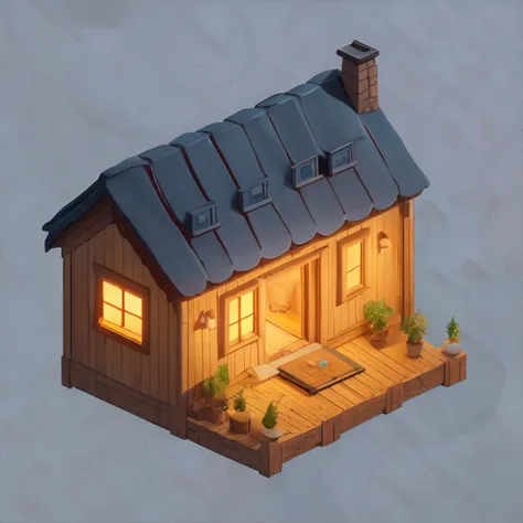 <lora:isometric-orangepumpking:0.7>, isometric, cottage interior, <clip:skip:2>, masterpiece, 8k, high resolution, shallow depth of field, sharp focus