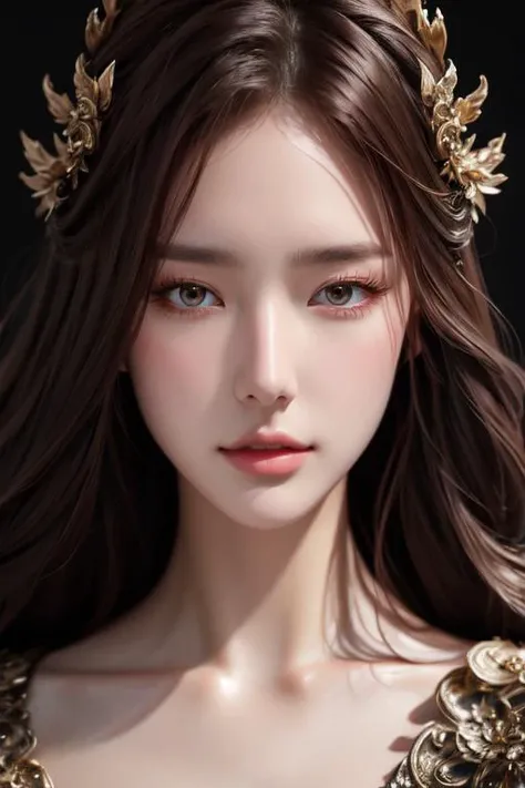 (otherworldly), highly insanely detailed, masterpiece, top quality, best quality, highres, 4k, 8k, RAW photo, (very aesthetic, beautiful and aesthetic), 1girl, solo, <lora:yufeng1939-skin-face-tweak:0.8>, close-up, face close up, (fantasy world)âââ