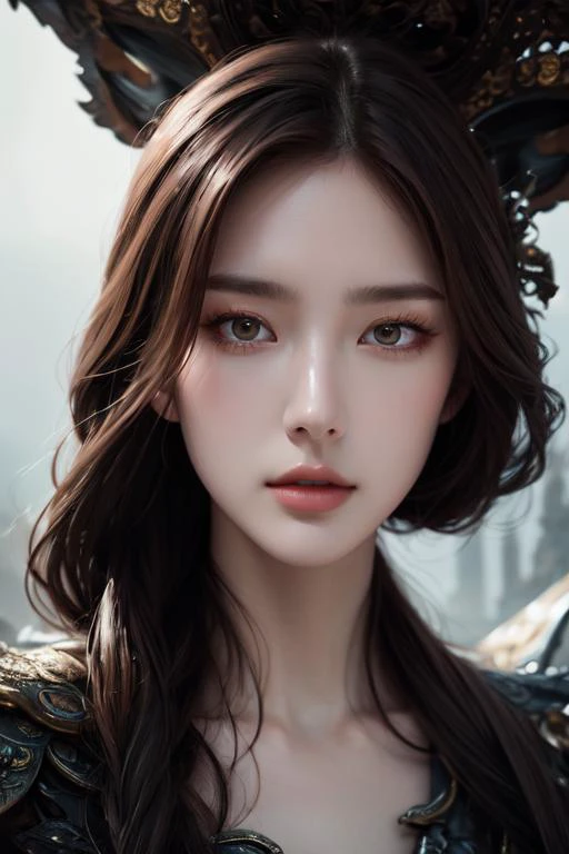 (otherworldly), highly insanely detailed, masterpiece, top quality, best quality, highres, 4k, 8k, RAW photo, (very aesthetic, beautiful and aesthetic), 1girl, solo, <lora:yufeng1939-skin-face-tweak:0.6>, close-up, face close up, (fantasy world)âââ