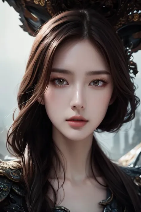 (otherworldly), highly insanely detailed, masterpiece, top quality, best quality, highres, 4k, 8k, RAW photo, (very aesthetic, beautiful and aesthetic), 1girl, solo, <lora:yufeng1939-skin-face-tweak:0.6>, close-up, face close up, (fantasy world)âââ