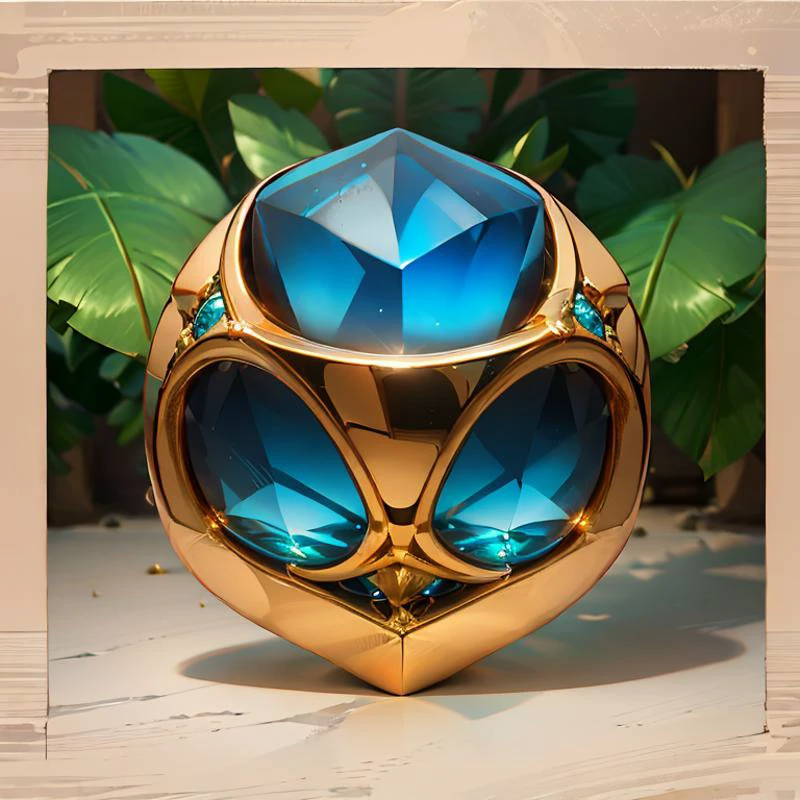 <lora:the_other_half_style:0.8>,((masterpiece,best quality)), absurdres, <lora:Spiritual_Stones_Zelda_v2:0.7>, gemstone, ocean, tropical plants
