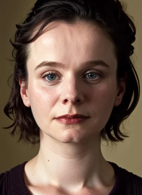 close up portrait of sks woman , by Flora Borsi, style by Flora Borsi, bold, bright colours, ((Flora Borsi)), by Annie Leibovitz, <lora:lora-small-emily-watson-v1:1>