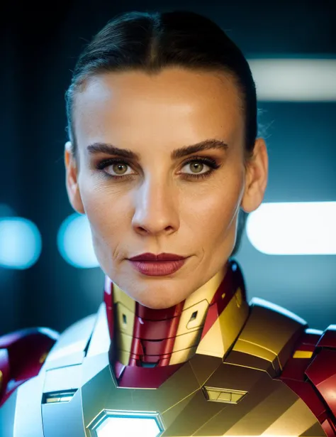 extremely high quality RAW photograph of woman, wearing ((iron man)) costume, in dark alley, (portrait), (skin details, high detailed skin texture), ((photorealistic), film grain), 8k high definition, insanely (detailed face), detailed eyes, (photo), (photograph),highly detailed, sharp focus, 4k, focus on eyes,bokeh, staring at camera, ,gigapixel,by hasselblad, (((low light, dark,dim))),(((midnight))),((late night)),(late at night,night-time, after dark), eyeliner, makeup<lora:esra_1:1.4:0,0.1,0.2,0.3,0.4,0.5,0.6,0.7,0.8,0.9,0.8,0.7,0.6,0.5,0.4,0.3,0.2>,
