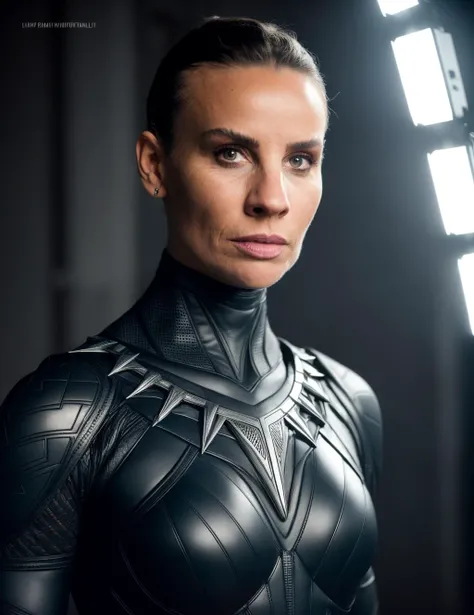 eextremely high quality RAW photograph of woman, wearing black panther costume, in dark alley, (portrait), (skin details, high detailed skin texture), ((photorealistic), film grain), 8k high definition, insanely (detailed face), detailed eyes, (photo), (photograph),highly detailed, sharp focus, 4k, focus on eyes,bokeh, staring at camera, ,gigapixel,by hasselblad, (((low light, dark,dim))),(((midnight))),((late night)),(late at night,night-time, after dark), eyeliner, makeup,<lora:esra_1:1.4:0,0.1,0.2,0.3,0.4,0.5,0.6,0.7,0.8,0.9,0.8,0.7,0.6,0.5,0.4,0.3,0.2>,
