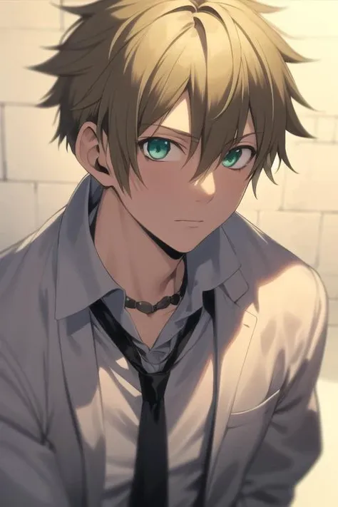 masterpiece, best quality, high quality, 1boy, solo, male focus, looking at viewer, upper body, <lora:liberta_arcana_famiglia:0.70>, liberta_arcana_famiglia
