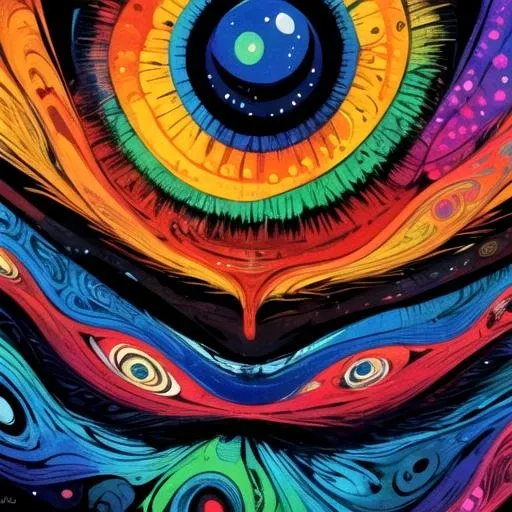 p4a psychedelic cosmic space <lora:p4a_v1_a-lora-e20:1>