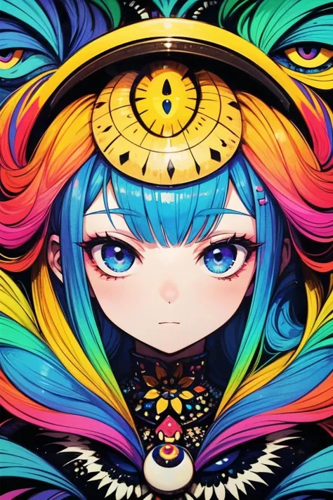 p4a psychedelic 1girl,<lora:p4a_v1_a-lora-e20:1>,